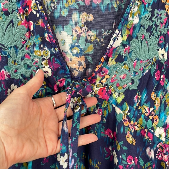 Floral V-Neck Dress - Picture 6 of 13